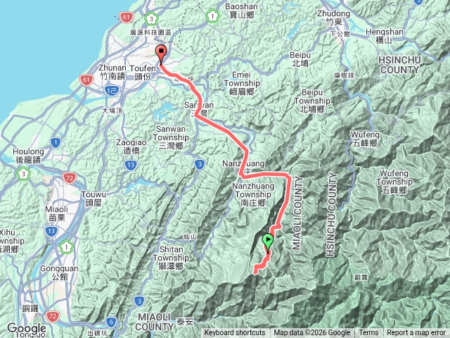 加里山鹿場登山口