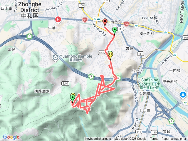 南勢角捷運to福得宮來回