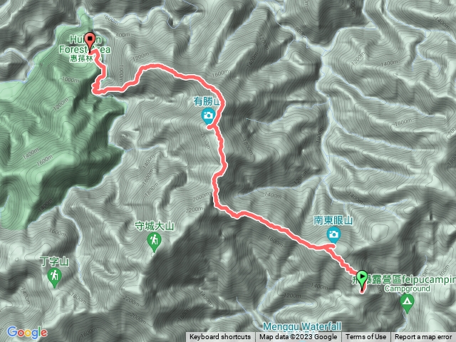 南東眼山縱走有勝山