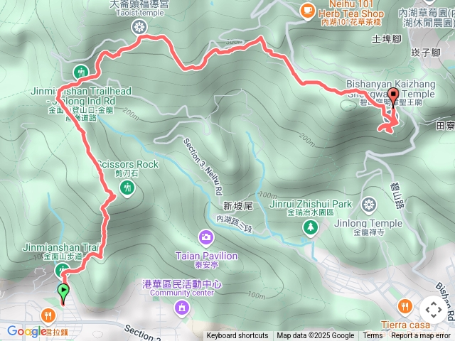 金面山到碧山巖