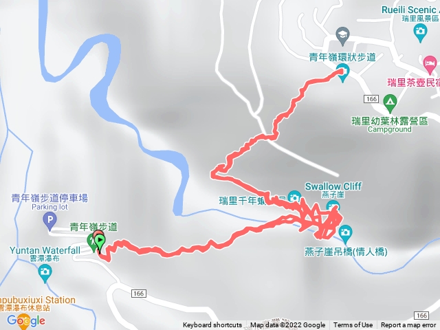 青年嶺步道（燕子崖、千年蝙蝠、1700階階梯）