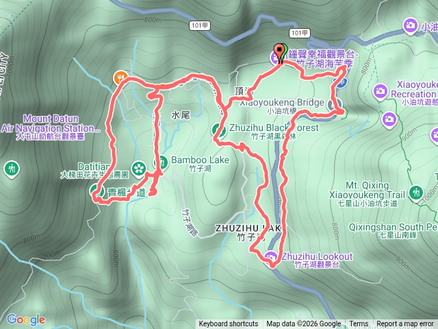 竹子湖青楓步道、水車寮步道預覽圖