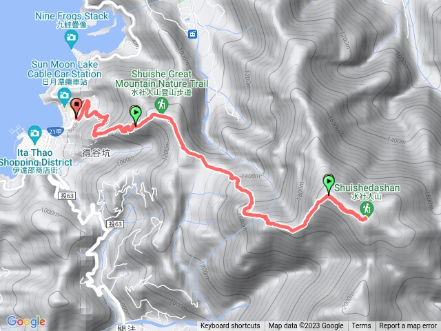 20231229 日月潭 水社大山