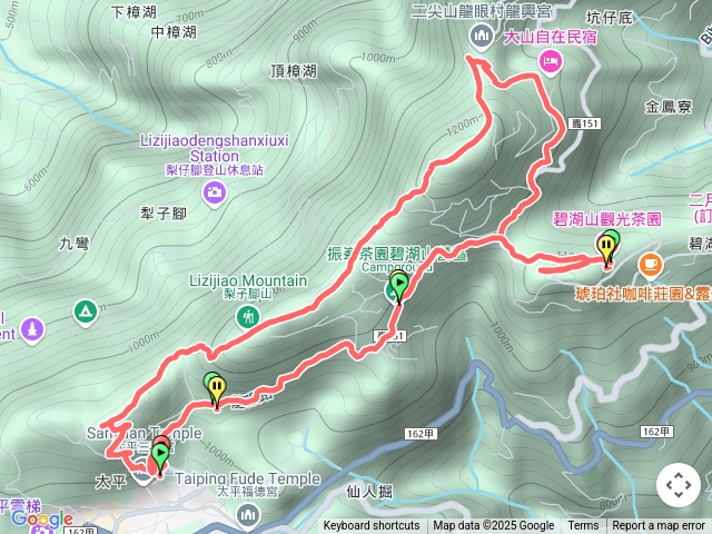 三元宮-太平山-梨子腳山-馬鞍山-龍興宮-碧湖山預覽圖