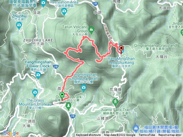 苗圃走金露天宮上七星南峰、主峰、東峰-冷水坑下