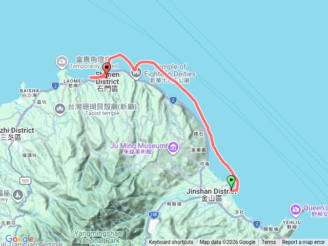 環島員潭溪到石門國小