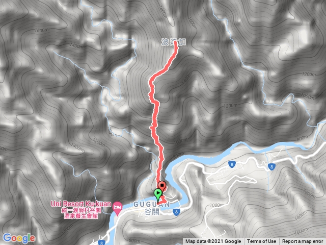 110/5/15台中市和平區谷關七雄波津加山
