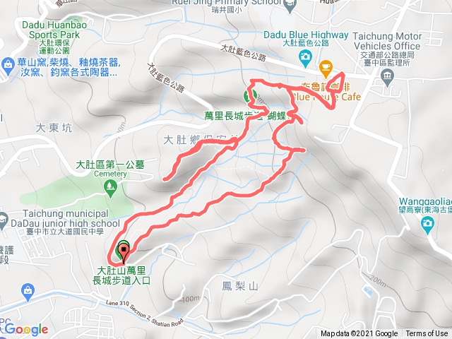 台中大肚-萬里長城步道