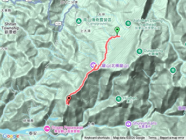 加里山前山騰龍山橫龍山預覽圖