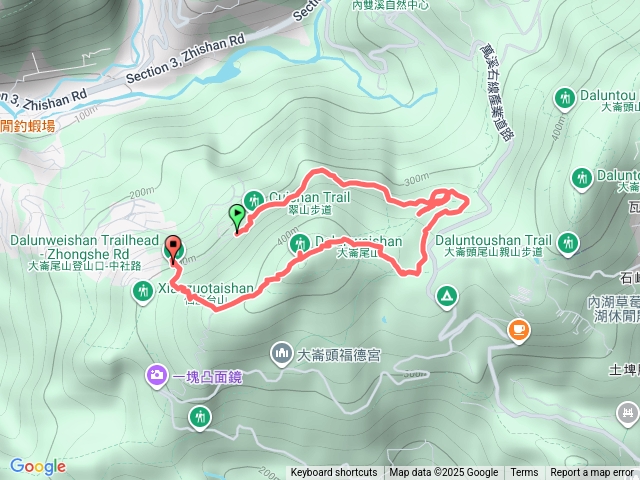 翠山步道大崙尾山步道O繞