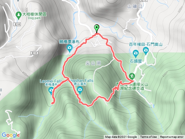 110.2.10 老梅瀑布、尖山湖紀念碑