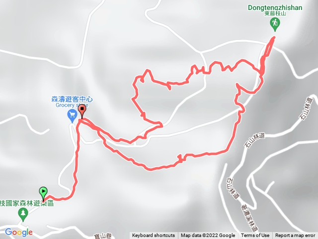 藤枝國家森林遊樂區-進階有氧路線