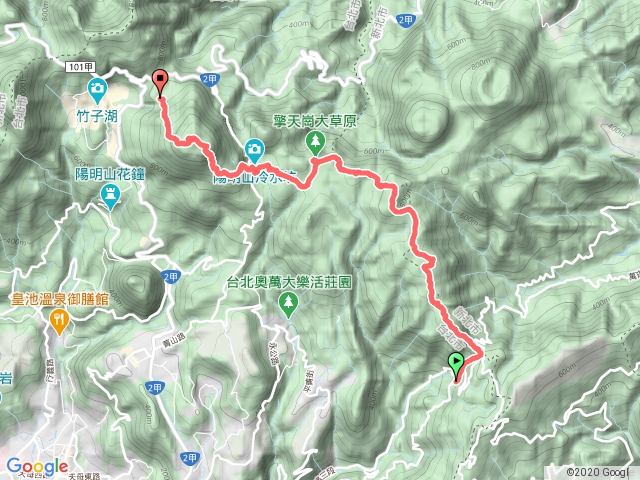 2019 陽明山東段縱走：風櫃口、石梯嶺、七星山