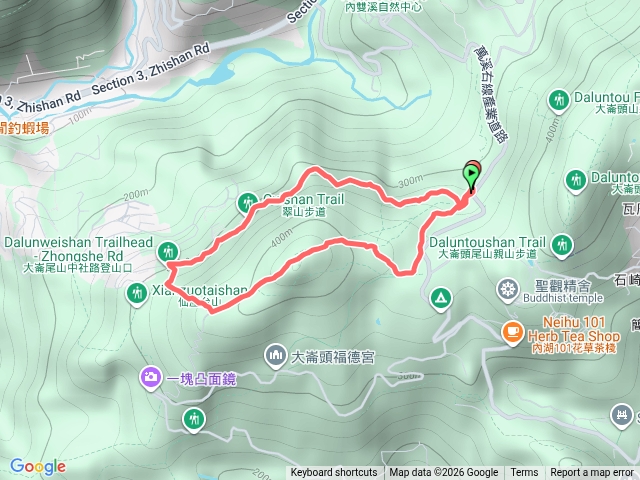 翠山步道大崙尾步道預覽圖