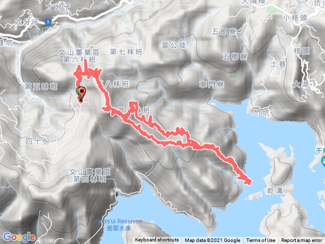 鷺鷥潭山、九股山