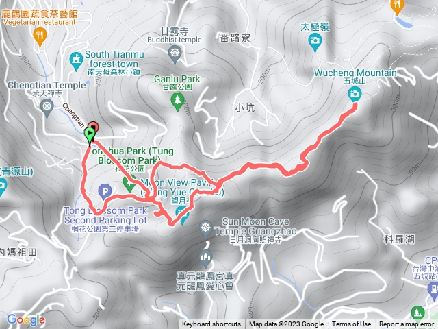 天上山、五城山來回