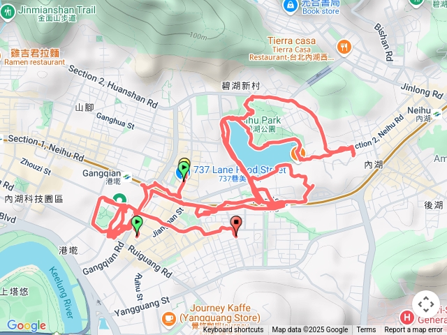 內湖碧湖公園步道、獅頭山、大港墘公園