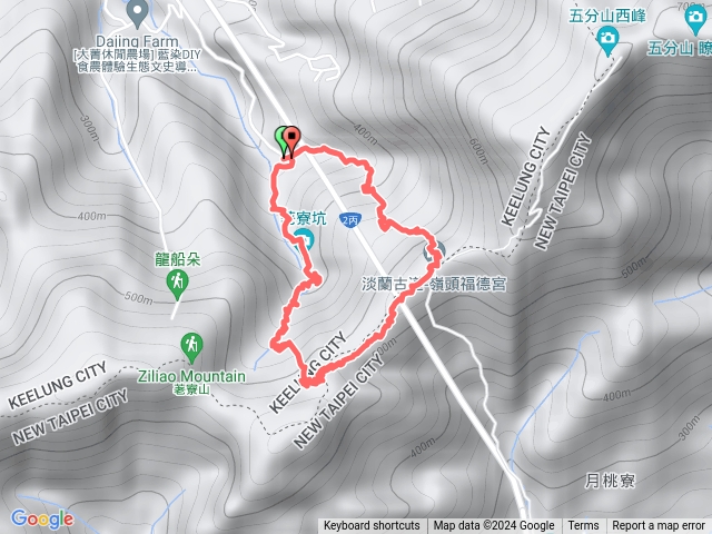2024-0111淡蘭古道暖東舊道荖寮坑-頂子寮山-荖寮坑叉-淡蘭古道暖東舊道荖寮坑
