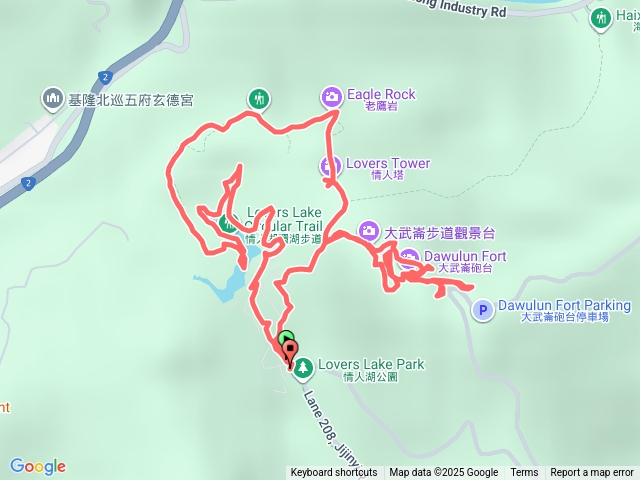 基隆情人湖大武崙砲臺大武崙山