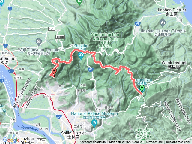 2022.11.09陽明山東西大縱走11連峰