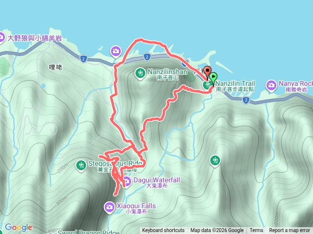 大鬼瀑布+小錐麓步道預覽圖