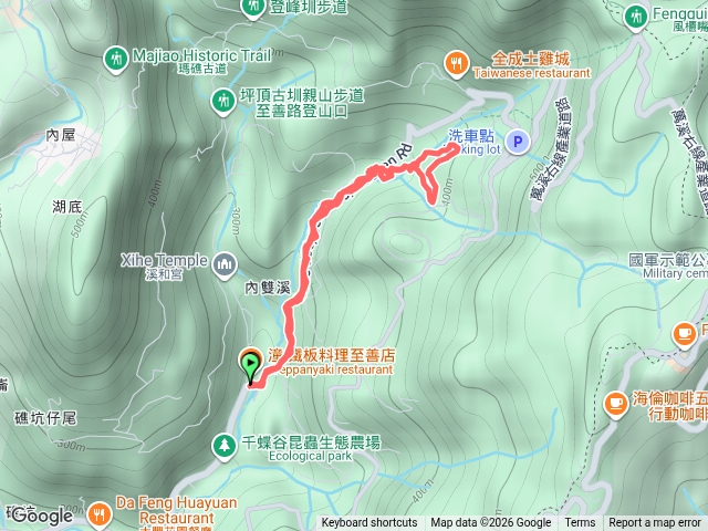 天溪園生態教育中心步道預覽圖