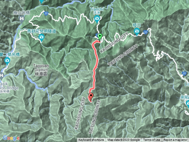 【南一段】D1 進逕橋登山口-庫哈諾辛山屋-關山-海諾南山前看天池營地