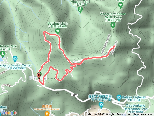 小觀音山Y型縱走