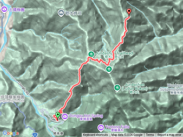 【東埔上望鄉經清水西巒下人倫D1】東埔-望鄉山-郡大林道36k工寮預覽圖
