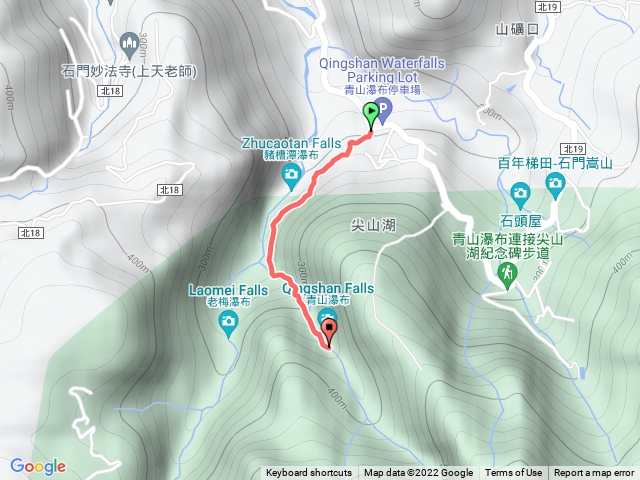新北市石門區 登山口_青山瀑布