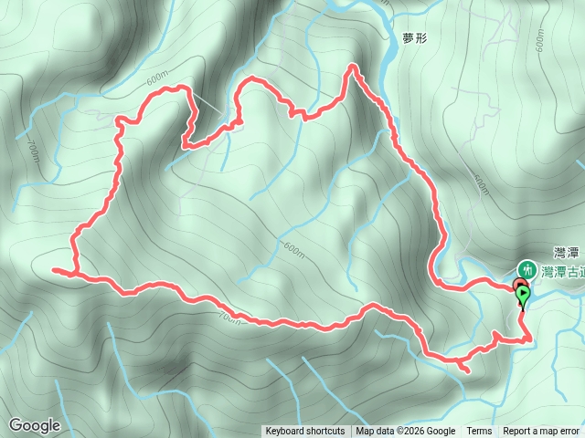 新北 雙溪灣潭-南勢坑山-灣潭竹子山東稜-河流襲奪景觀區-灣潭竹子山-七股古道-橫坪尾古道-灣潭古道-灣潭土地公
