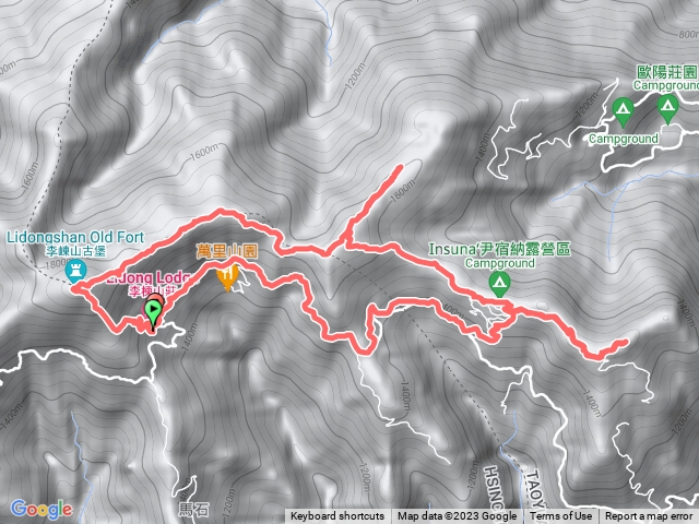 李崠山-泰平山-馬望僧呂山O型