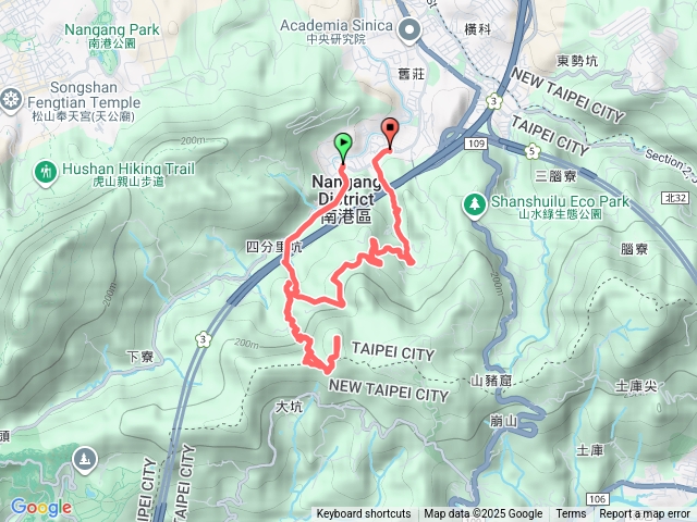 濕水子山-三腳木西峰-三腳木西北西峰