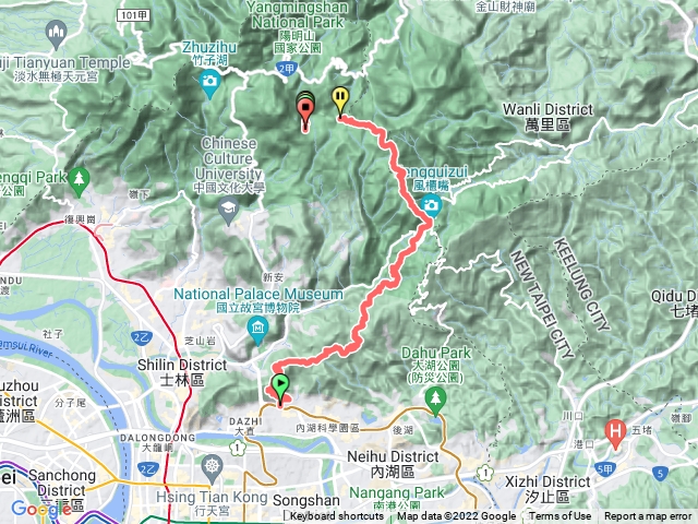 劍南山捷運站至陽明山擎天崗