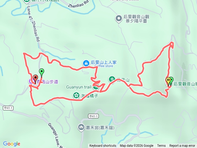 鳳凰山觀音山走8字型預覽圖