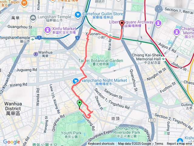 2025臺北健走趣（2）小南門捷運站、南機場夜市20251004-1