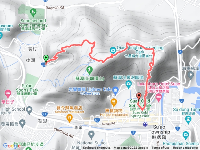 七星嶺步道（聖愛路進，冷泉公園出）