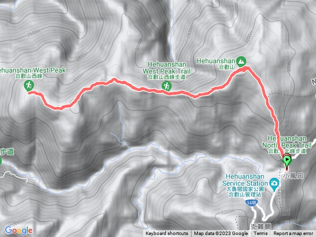 合歡山北西峰