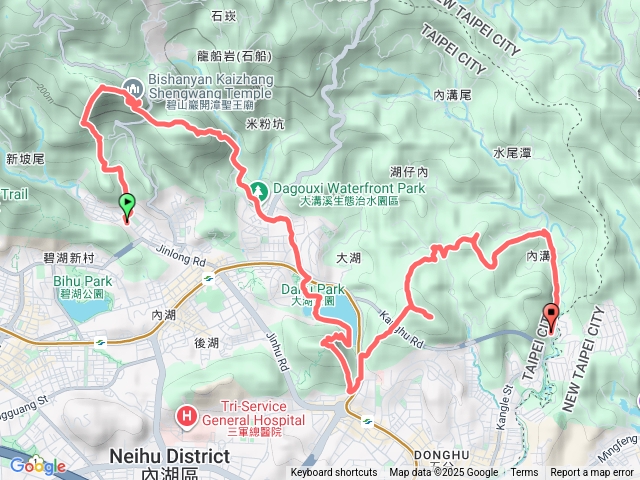 忠勇山、康樂山、明舉山親山步道連走預覽圖