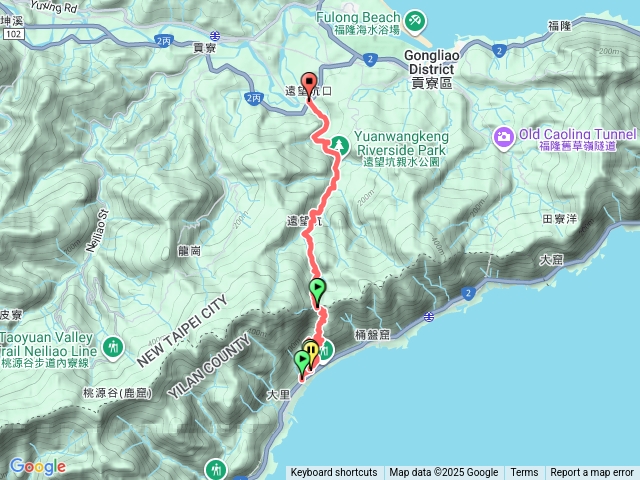 草嶺古道-大里至福隆段