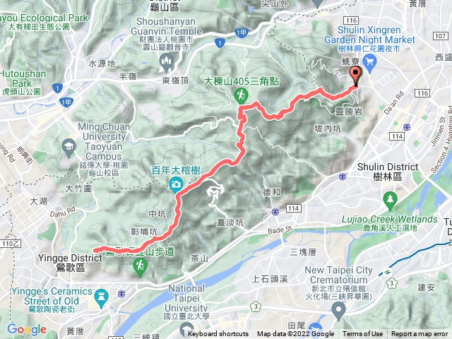 越野跑終路線