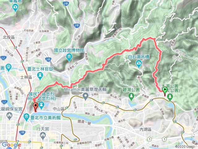 大湖劍潭山形縱走