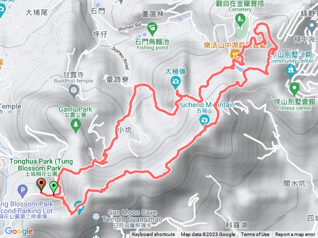 天上山-五城山-文筆山O型