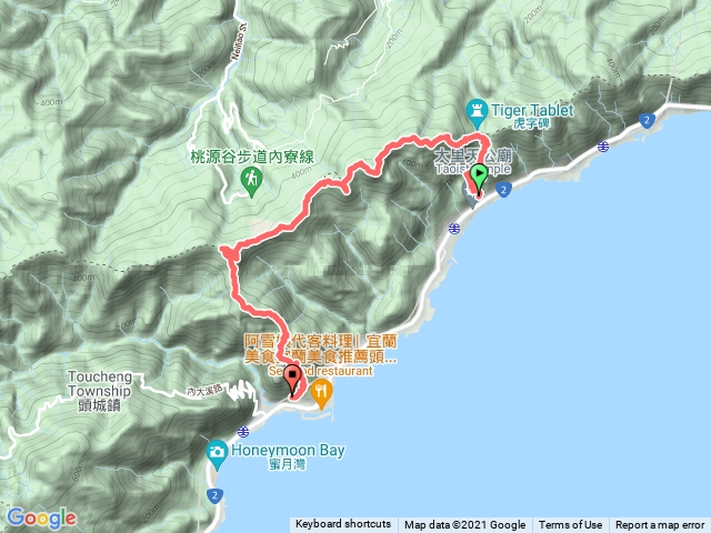 桃源谷步道大里到大溪