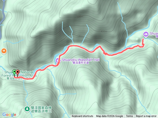 雙流瀑布步道預覽圖