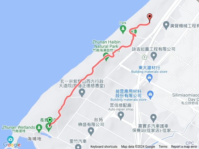 竹南海濱森林步道預覽圖