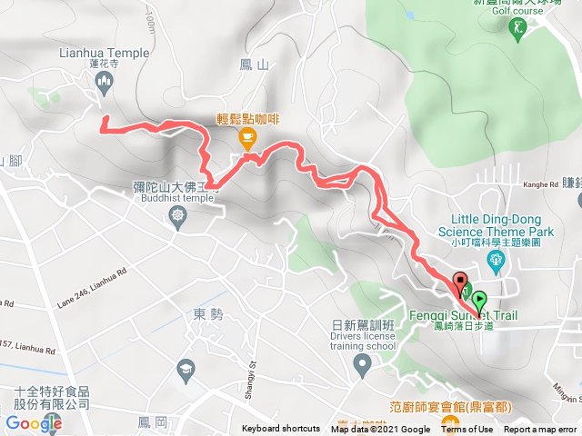鳳崎落日步道
