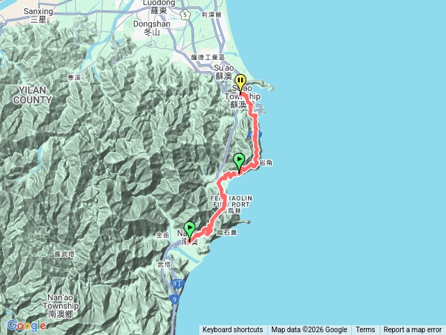 南澳東澳蘇澳徒步