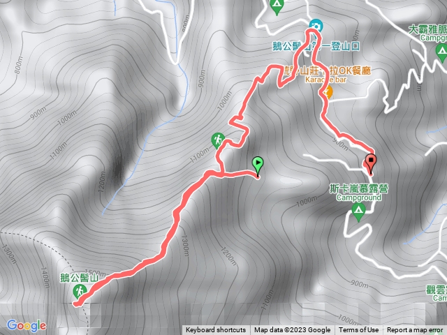 鵝公髻山二上一下