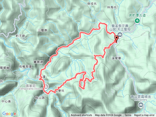 溪尾寮古道，藤寮坑古道，北勢溪古道O型預覽圖